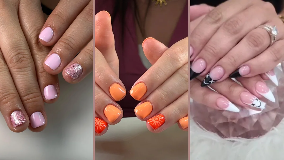 Clean salon space for acrylic and gel nail services.